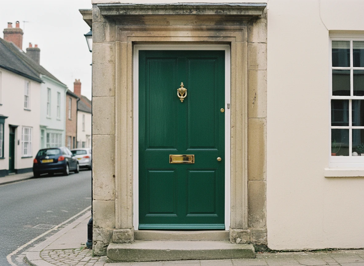 Door painting in Worcester by Faithful Decorators, professional painters