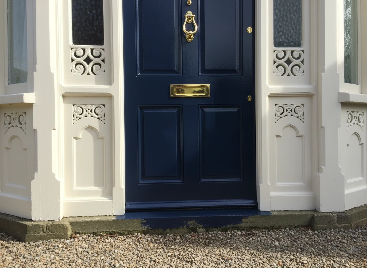 Period door painting in Worcester