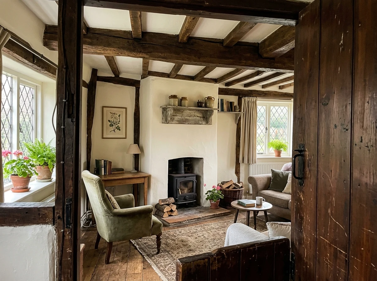 Professional house painters at work in Worcester, Faithful Decorators